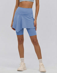 Women Athletic Skort High Waist Tennis Skirt Shorts