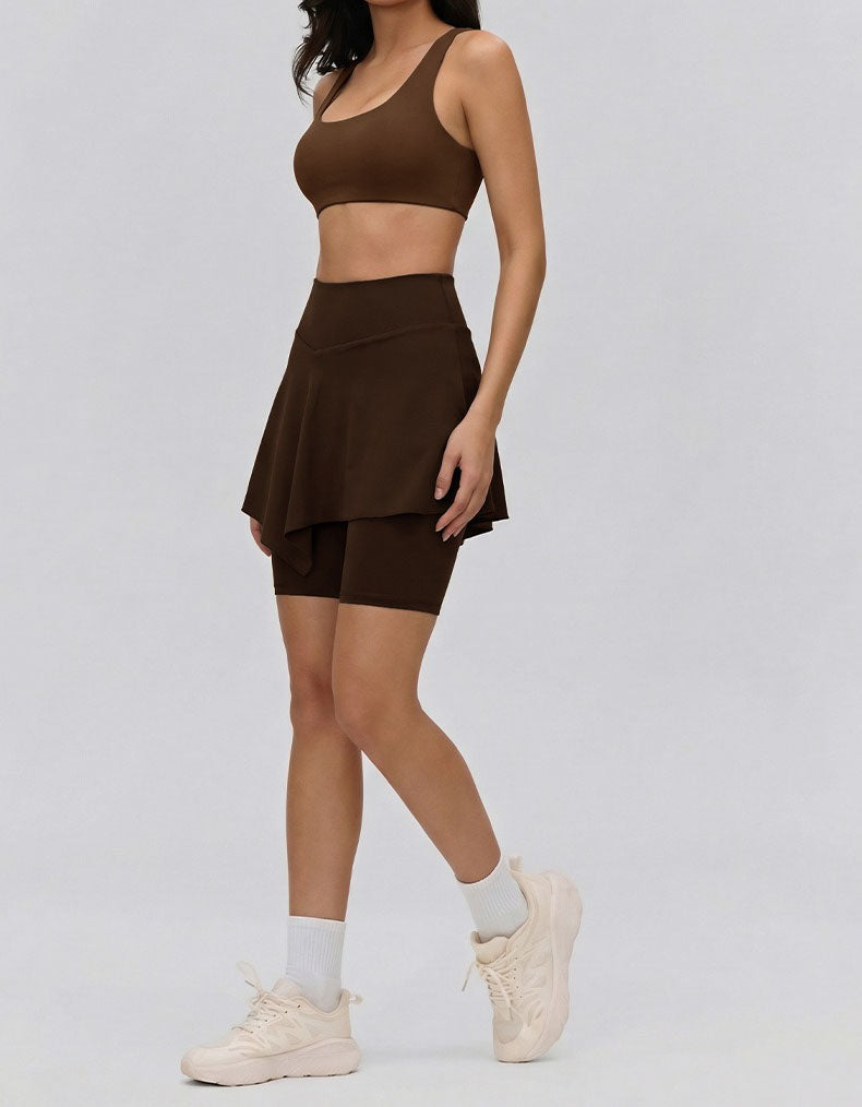Athletic Skort Women High Waist Gym Tennis Skirt