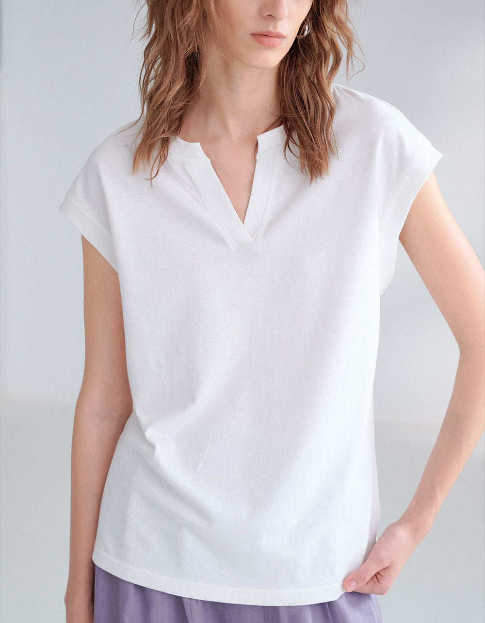 Minimalist women’s linen cami for beach and daily wear