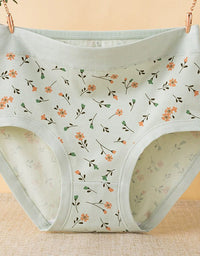 Soft Cotton Floral Panties for Women – Breathable Stretch Everyday Wear