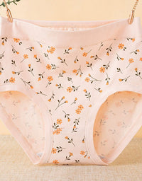 Korean Style Floral Panties for Women – Soft Breathable Underwear