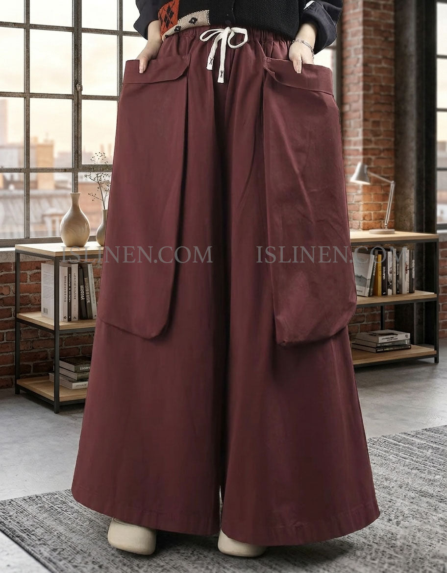 Oversized Casual Drawstring Pants for Women