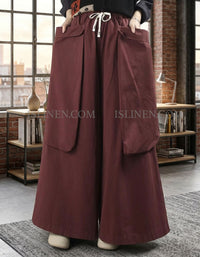 Oversized Casual Drawstring Pants for Women