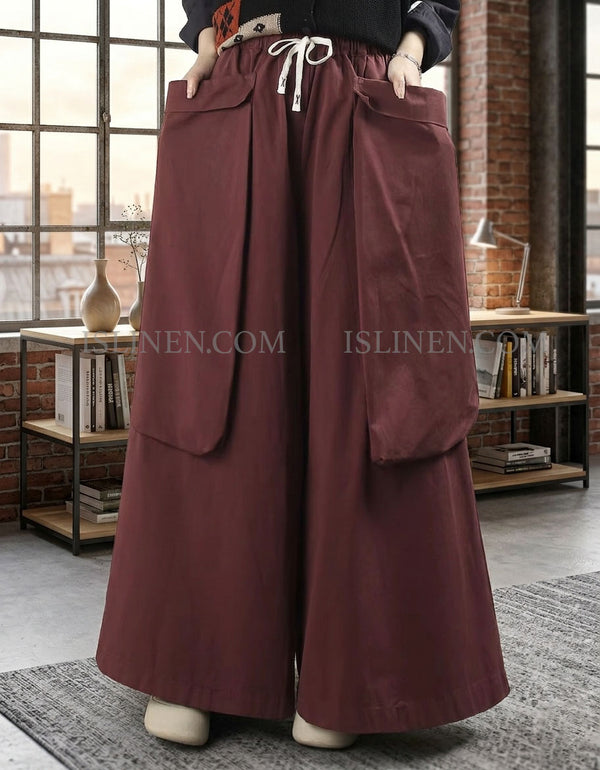 Oversized Casual Drawstring Pants for Women