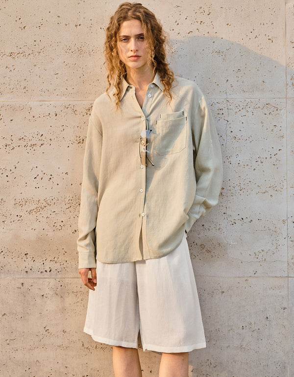 Lightweight Linen Bermuda Shorts for Women Summer Wear