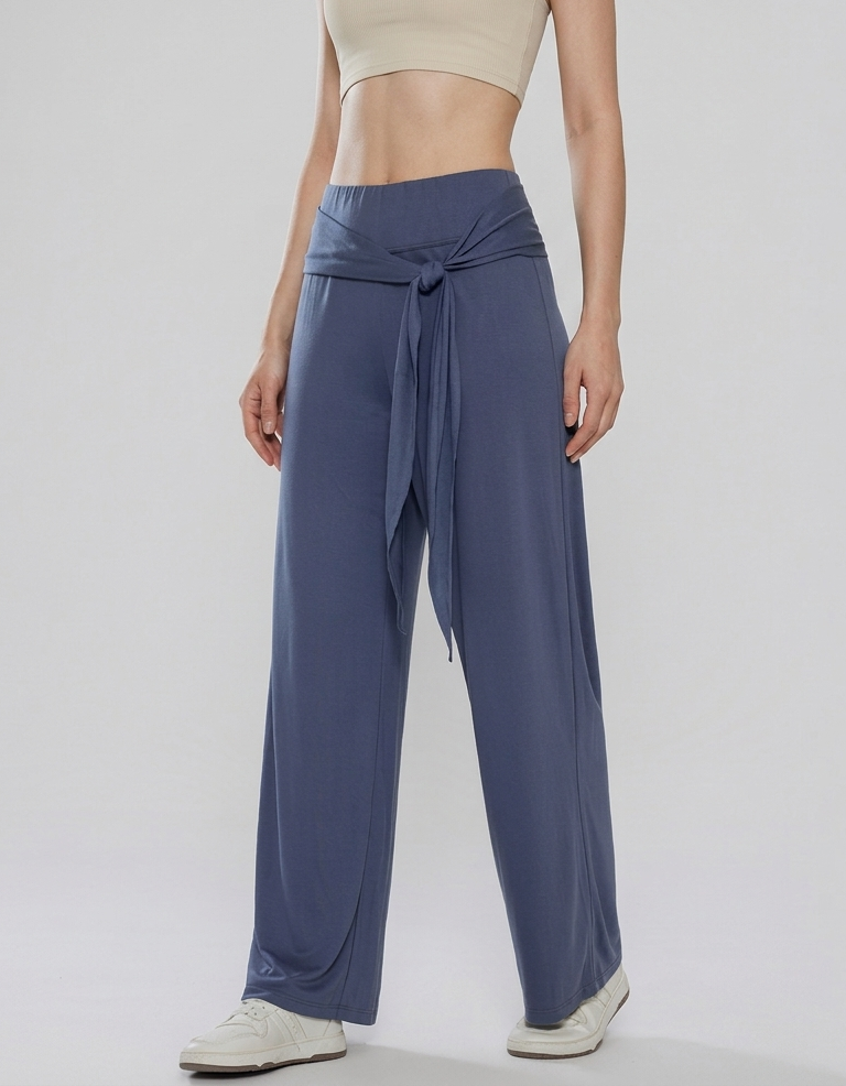Women’s Comfortable Wide Leg Pants with Belt