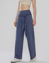 Women’s Comfortable Wide Leg Pants with Belt