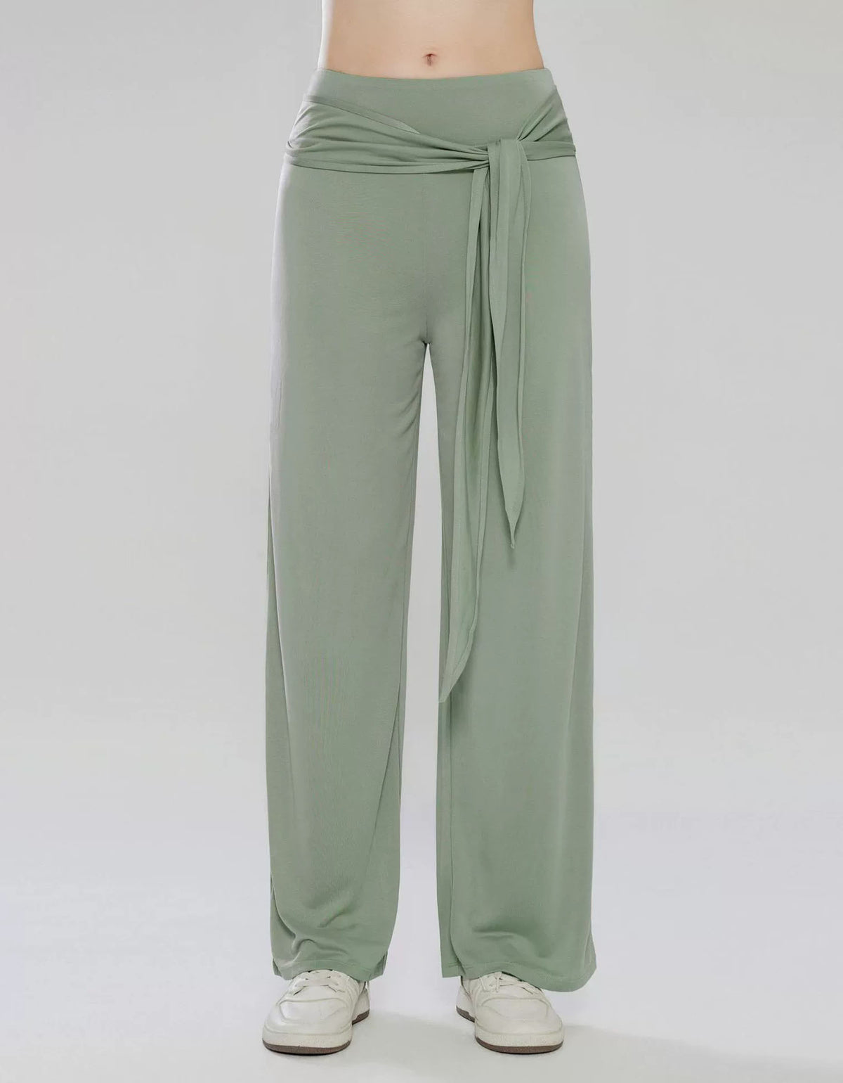 Women’s Wide Leg Tie Waist Pants Casual Loose Fit