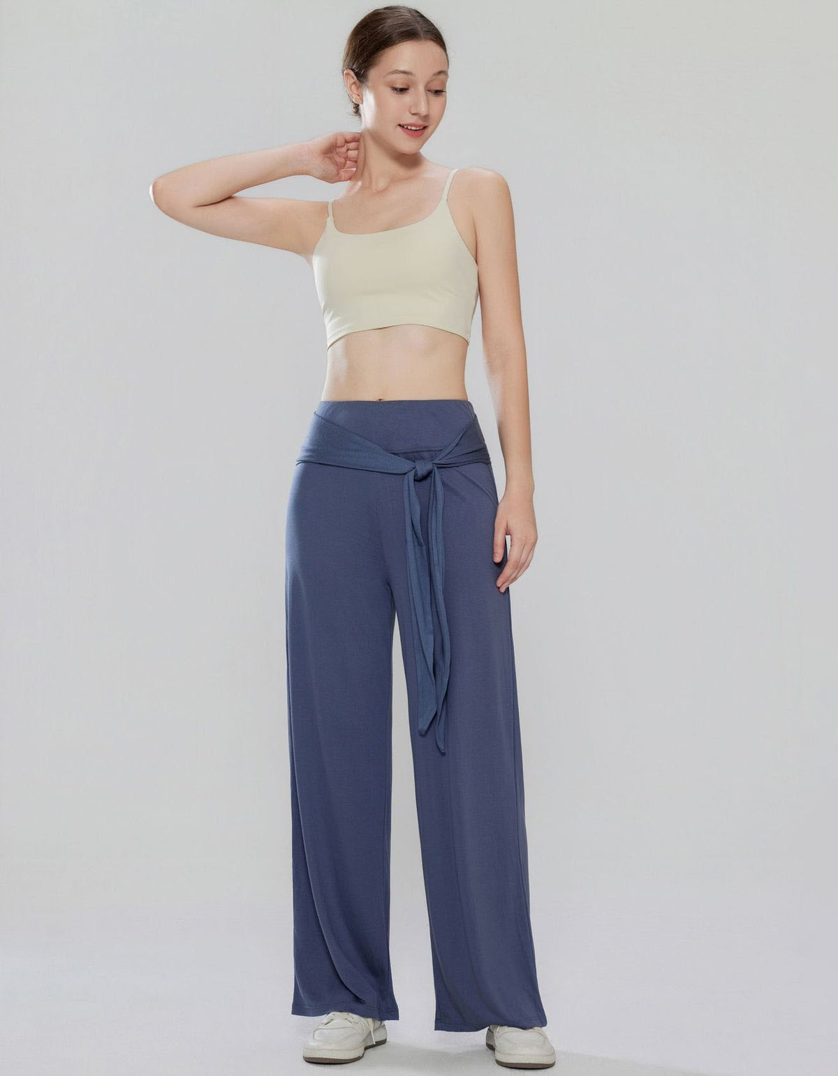 Women’s Loose Fit Lounge Pants with Tie Waist