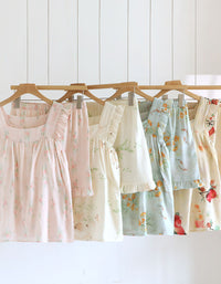 Soft Floral Sleeveless Pajama Set for Women
