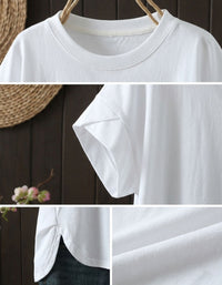 Casual Oversized White Tee Lightweight Everyday Wear