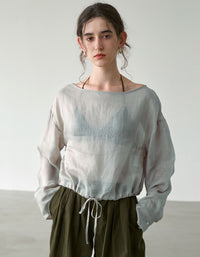 women casual linen top relaxed fit minimalist style blouse
