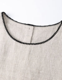 Minimalist women’s sleeveless blouse for casual everyday wear