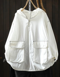 Women’s Casual Streetwear Hoodie Jacket | Relaxed Fit