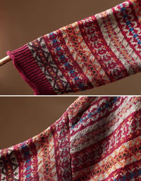 Vintage button front cardigan sweater for women
