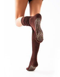 Women Non Slip Grip Socks Cozy Knit Winter Warm Socks
