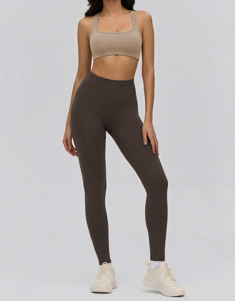 High Impact Yoga Sports Bra Racerback Activewear Top