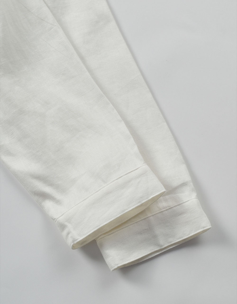 Close-up of casual linen blouse women breathable comfortable everyday top