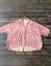 Women Boho Floral Jacket Lightweight Linen Cardigan