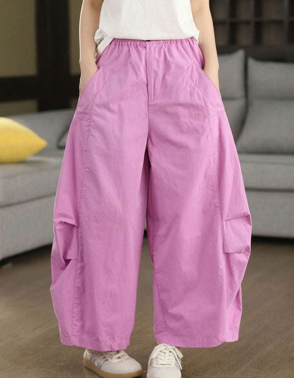 Women’s Wide Leg Pants Casual Loose Fit Baggy Trousers