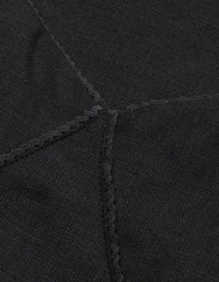 Modern minimalist black sleeveless fashion top