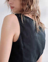 Comfortable relaxed fit women’s linen top