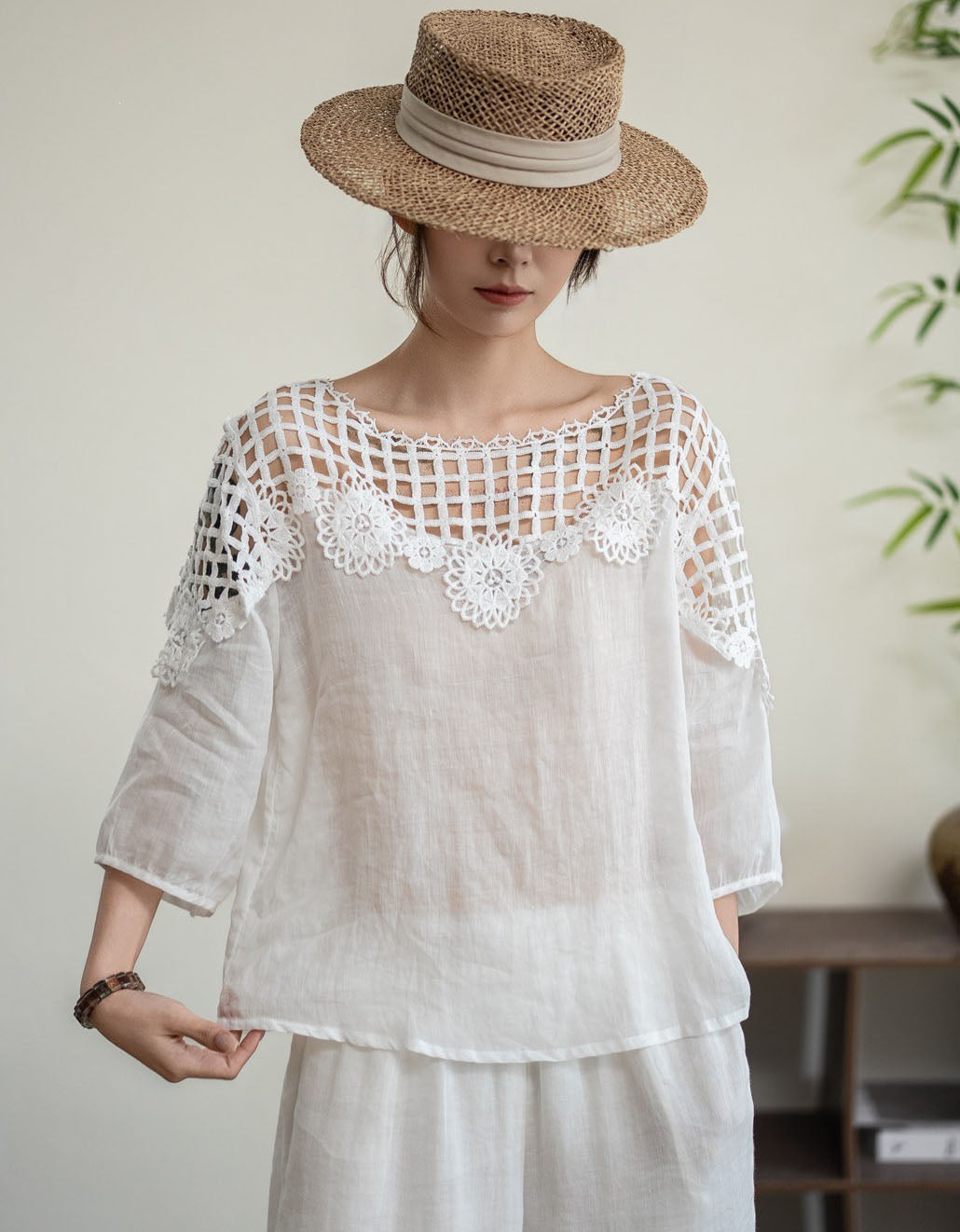 Casual Pink Linen Shirt Women Oversized Summer Top