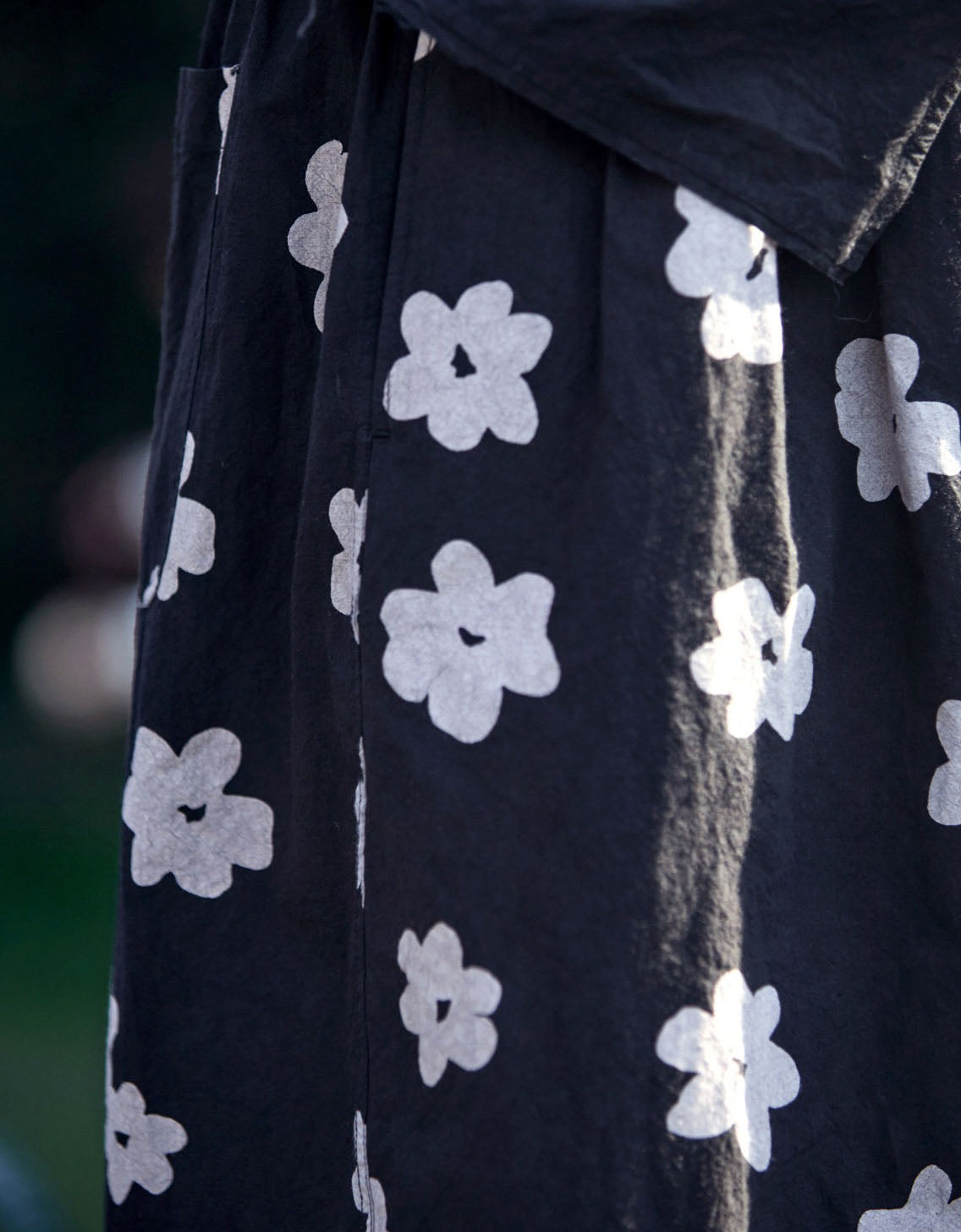 Women Casual Floral Printed Wide Leg Cropped Pants
