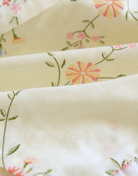 floral lounge wear set women loose fit cotton pajamas