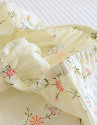 soft cotton pajama set women floral home wear outfit