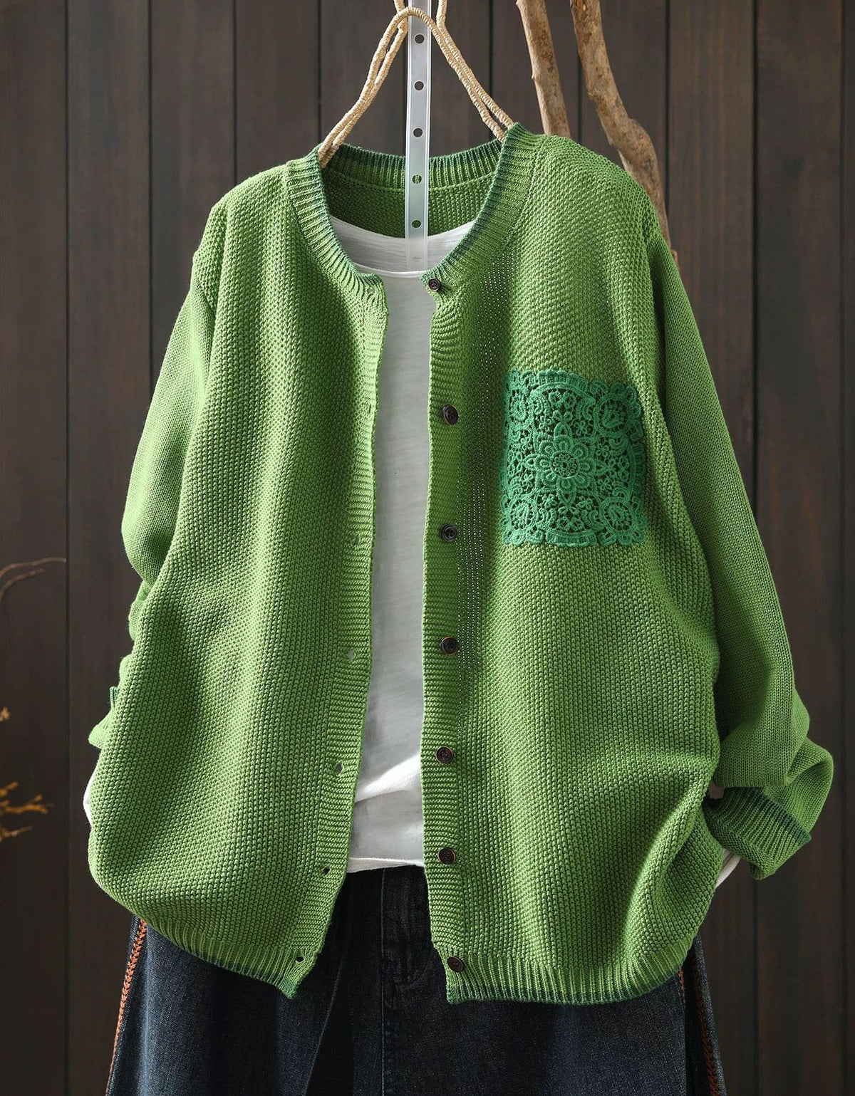 Women's Pink Oversized Cardigan Sweater for Casual Everyday Wear