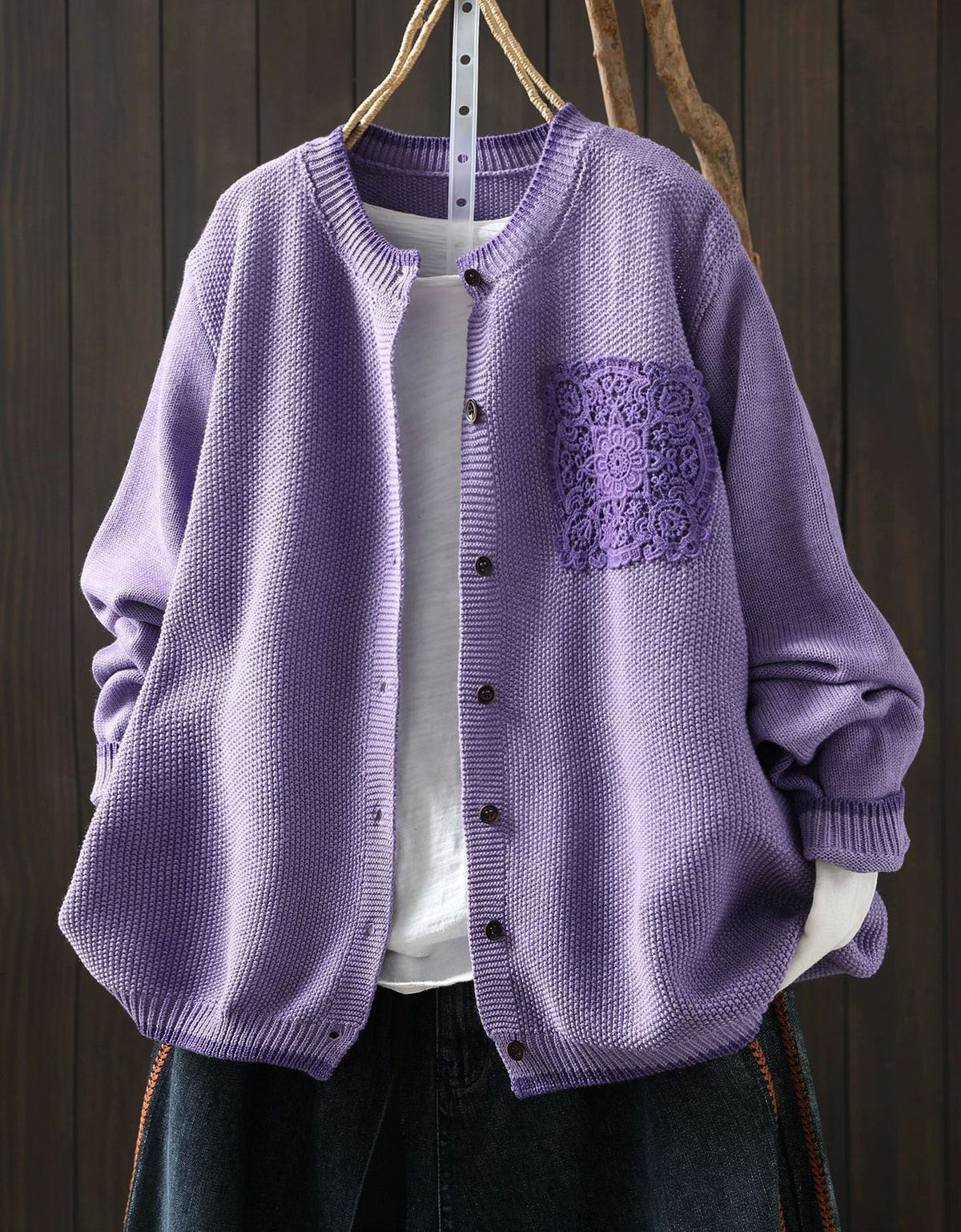 Women's Soft Lightweight Knit Cardigan for Spring Autumn Layering
