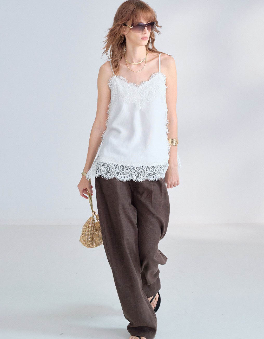 Elegant Lace Camisole Tank Top for Women