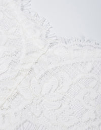Vintage Inspired White Lace Cami Top