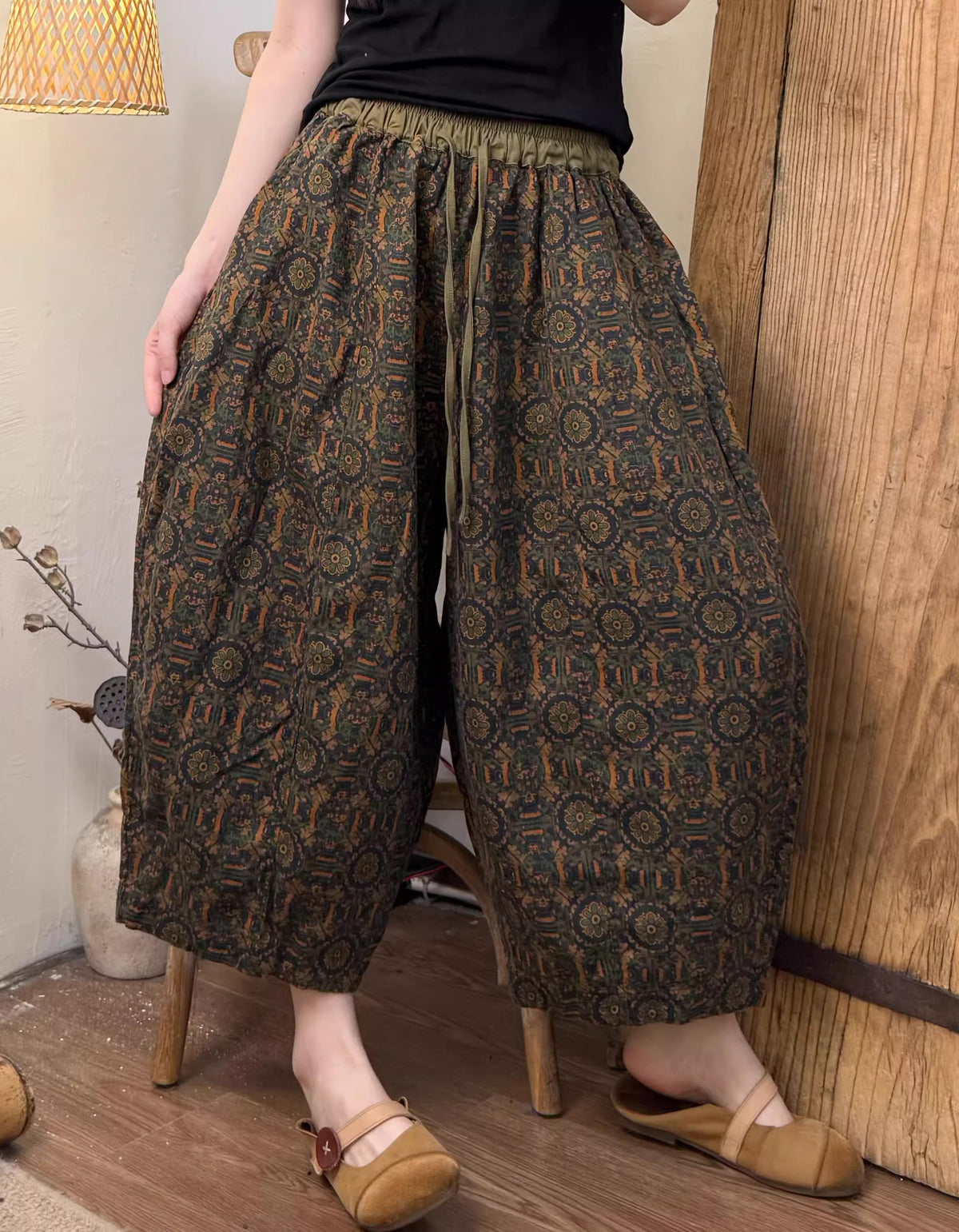 Women’s Autumn Loose Fit Wide Leg Trousers