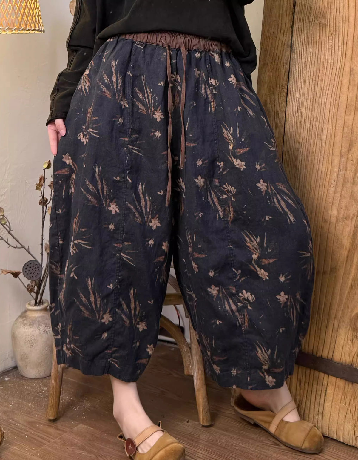 Women’s Autumn Loose Fit Wide Leg Trousers