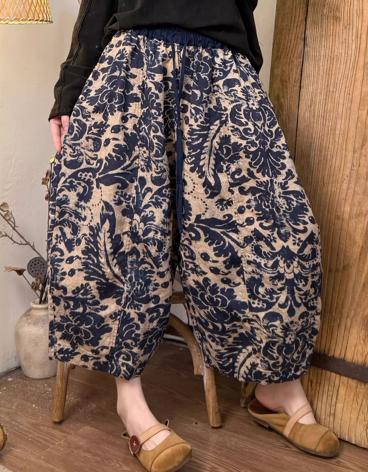 Women’s Autumn Loose Fit Wide Leg Trousers