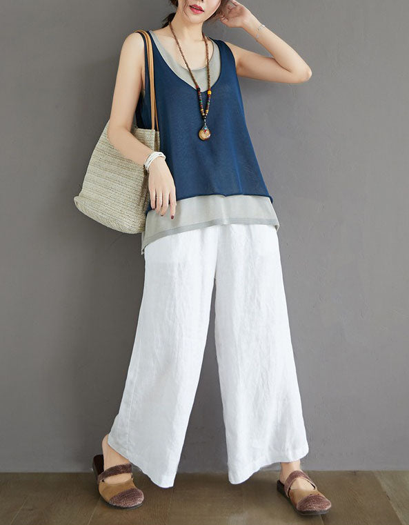 Comfortable and stylish tank top for women with layered design and adjustable straps