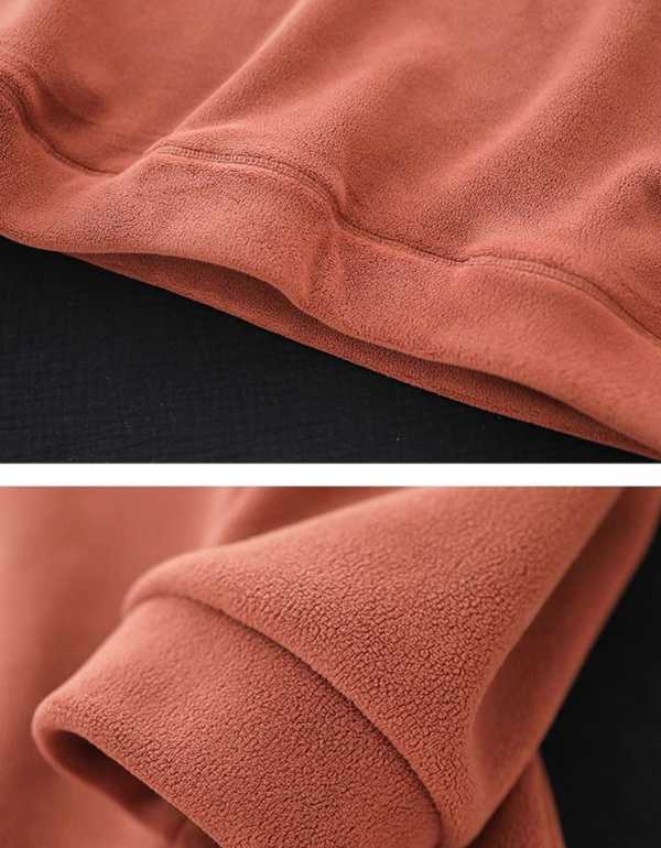 Women’s Casual Fleece Cat Embroidered Sweatshirt