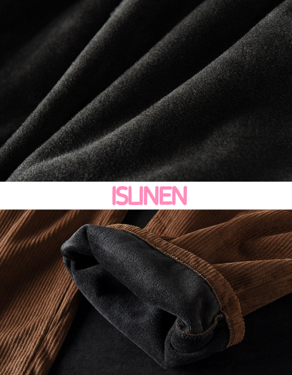 Women's Soft Warm Casual Loose Fit Corduroy Pants