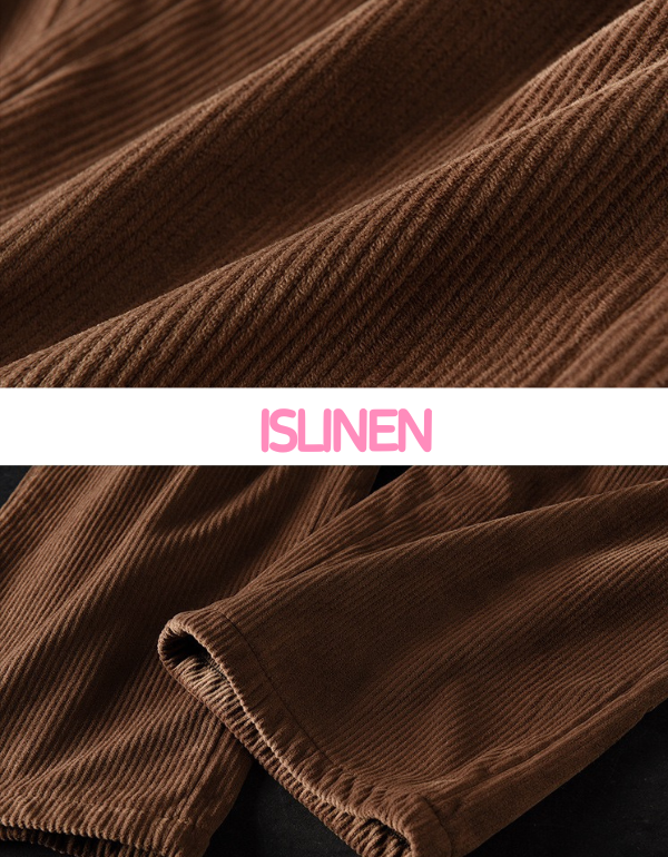 Women's Soft Warm Casual Loose Fit Corduroy Pants