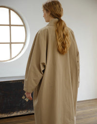 Women’s Casual Loose Fit Long Trench Coat
