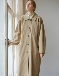 Women’s Casual Loose Fit Long Trench Coat