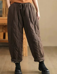 Women’s Casual Loose Warm Winter Trousers - Islinen