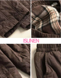 Women’s Casual Loose Warm Winter Trousers - Islinen