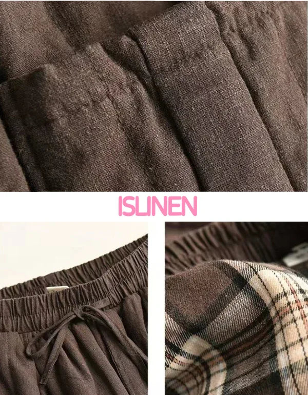 Women’s Casual Loose Warm Winter Trousers - Islinen
