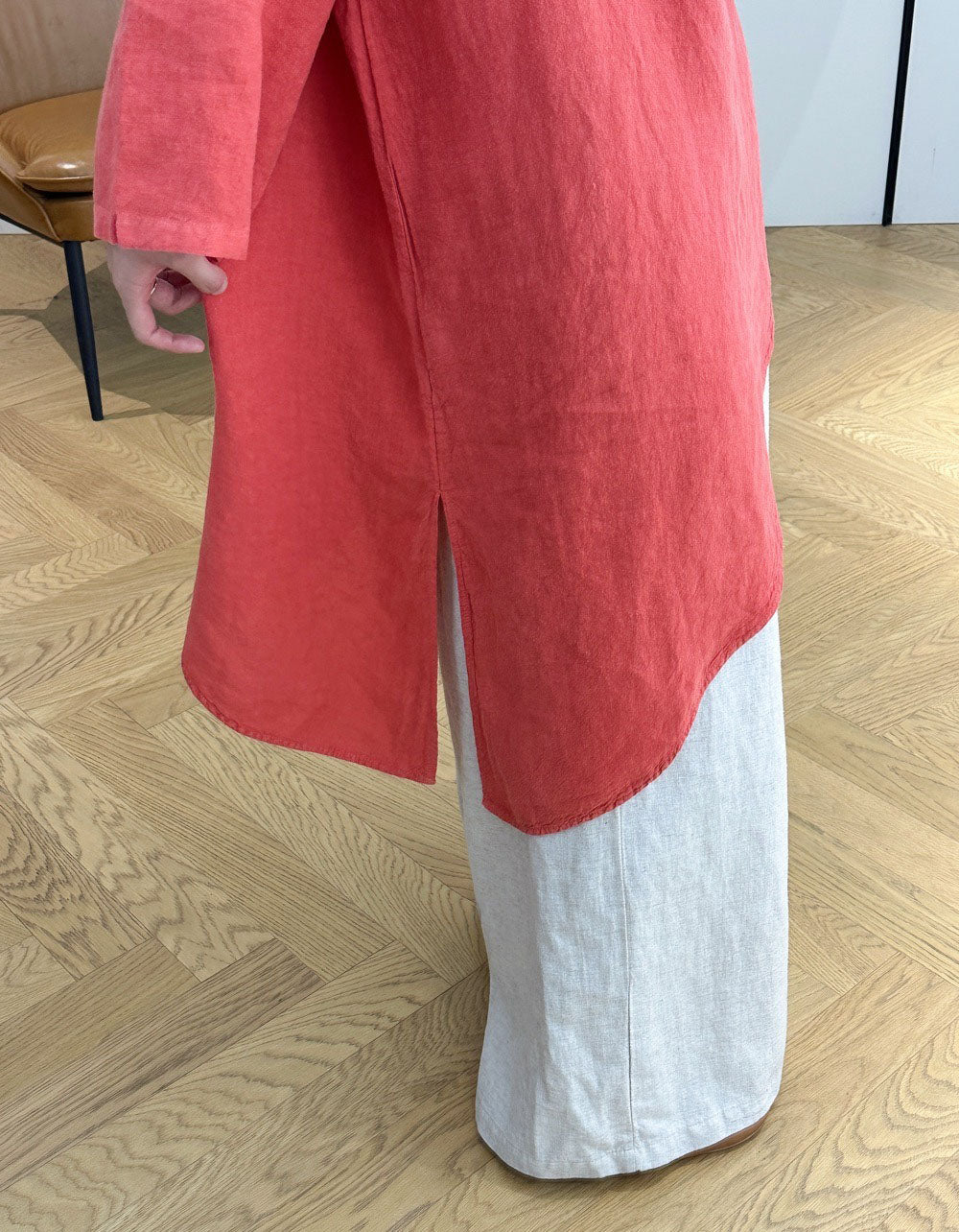 Women's Boho Loose Fit Asymmetrical Tunic Top