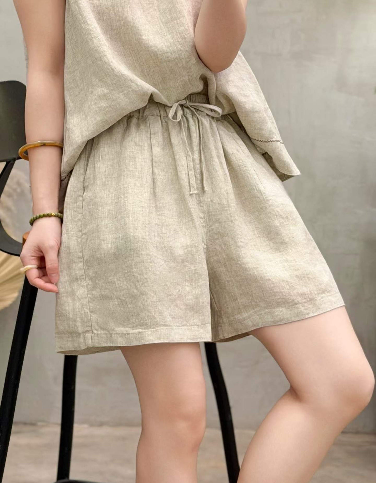 Comfortable Drawstring Linen Shorts for Everyday Wear