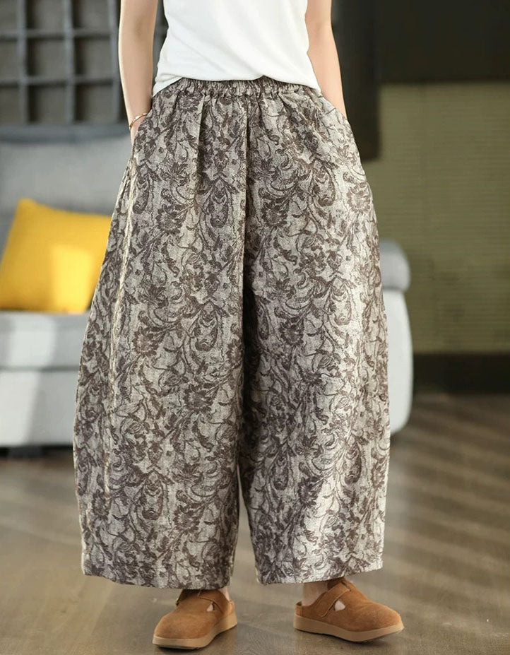 Wide leg linen style pants women travel vacation outfit