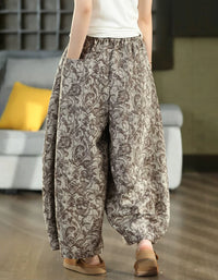 Blue Wide Leg Pants for Women | Vintage Boho Palazzo Pants